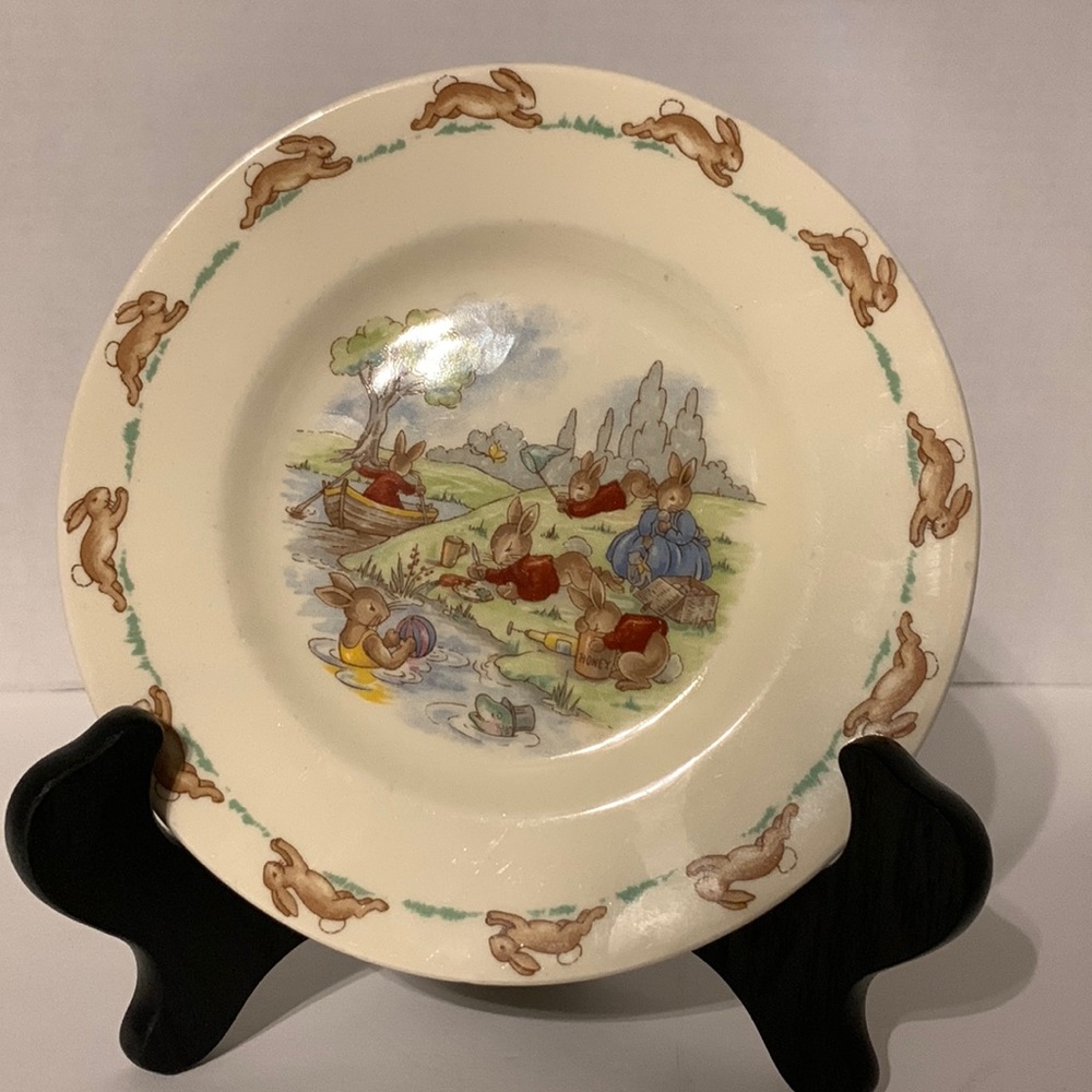 ROYAL DALTON, BUNNYKINS CHILDRENS plate Vintage. 🐇🐇🐇🐇🐇